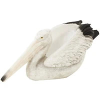 33" Light Gray Pelican Textured Planter