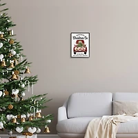 Stupell Industries North Pole Christmas Co. Sign Framed Giclee Art