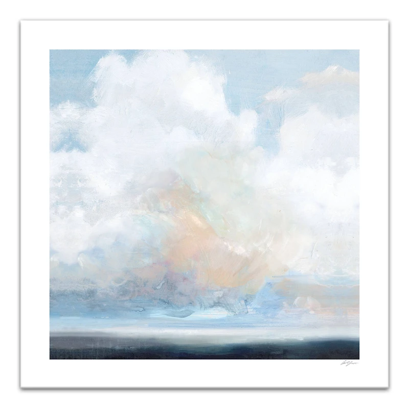 Painted Clouds 30" x 30" Canvas Wall Art