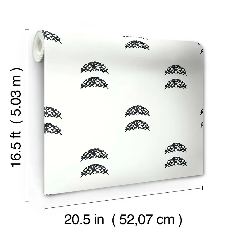 RoomMates Rose Lindo Half-Moon Peel & Stick Wallpaper