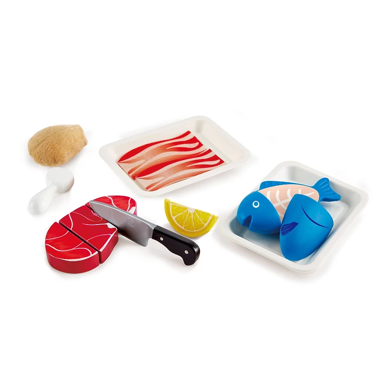 Hape Tasty Proteins Kitchen Food Playset