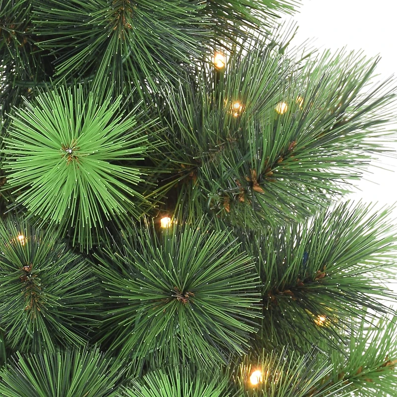 2ft. Pre-Lit Artificial Christmas Tree in Burlap Base, Warm White LED Lights