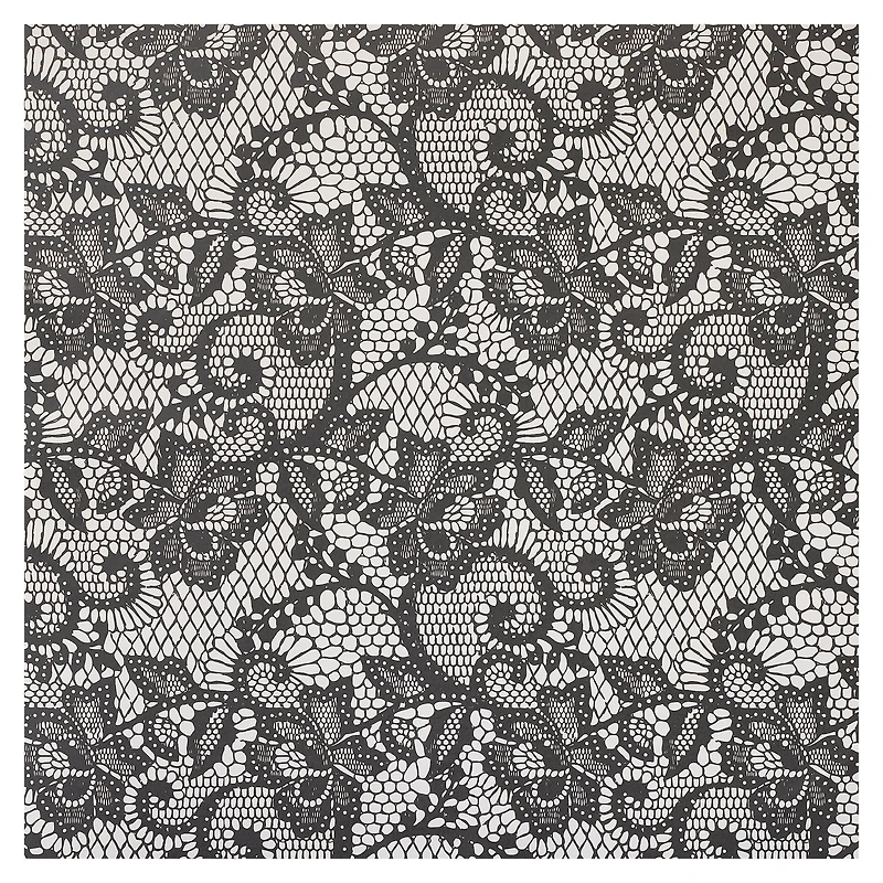 48 Pack: Black Lace Cardstock by Recollections™, 12" x 12"