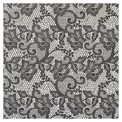 48 Pack: Black Lace Cardstock by Recollections™, 12" x 12"