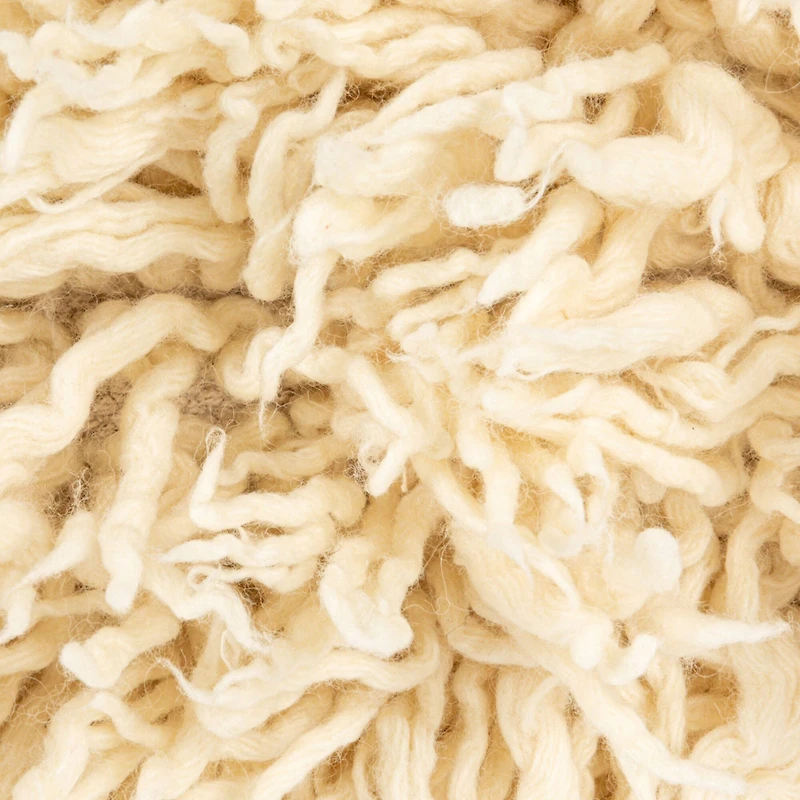 Hello Honey® White New Zealand Wool & Cotton Lumbar Pillow