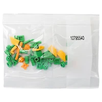 Winter Jasmine Floral Brick Art by Make Market®