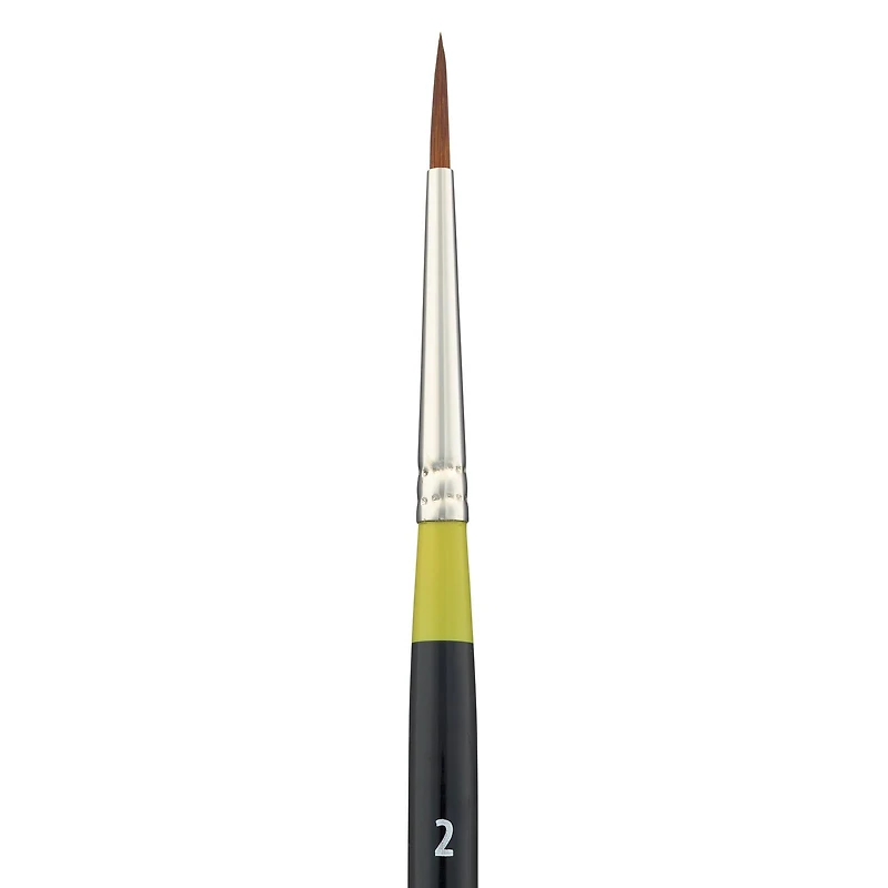 Golden Taklon Short Handle Round Brush by Artist's Loft™ Vienna