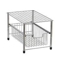 Household Essentials Sliding Basket Cabinet Organizer