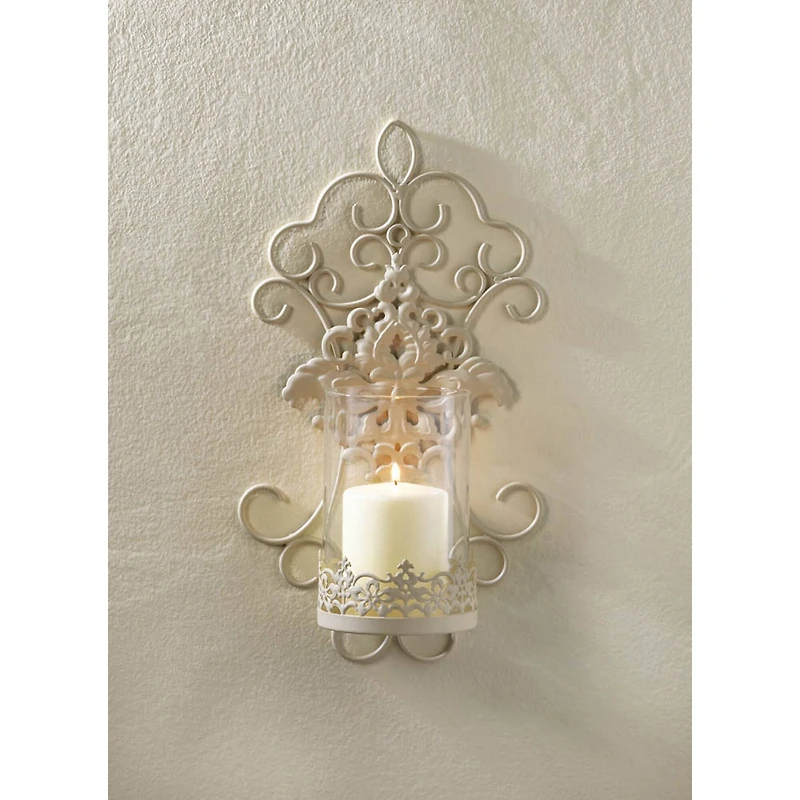 15'' Romantic Lace Candle Wall Sconce