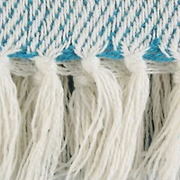 DII® Teal Four Square Woven Throw