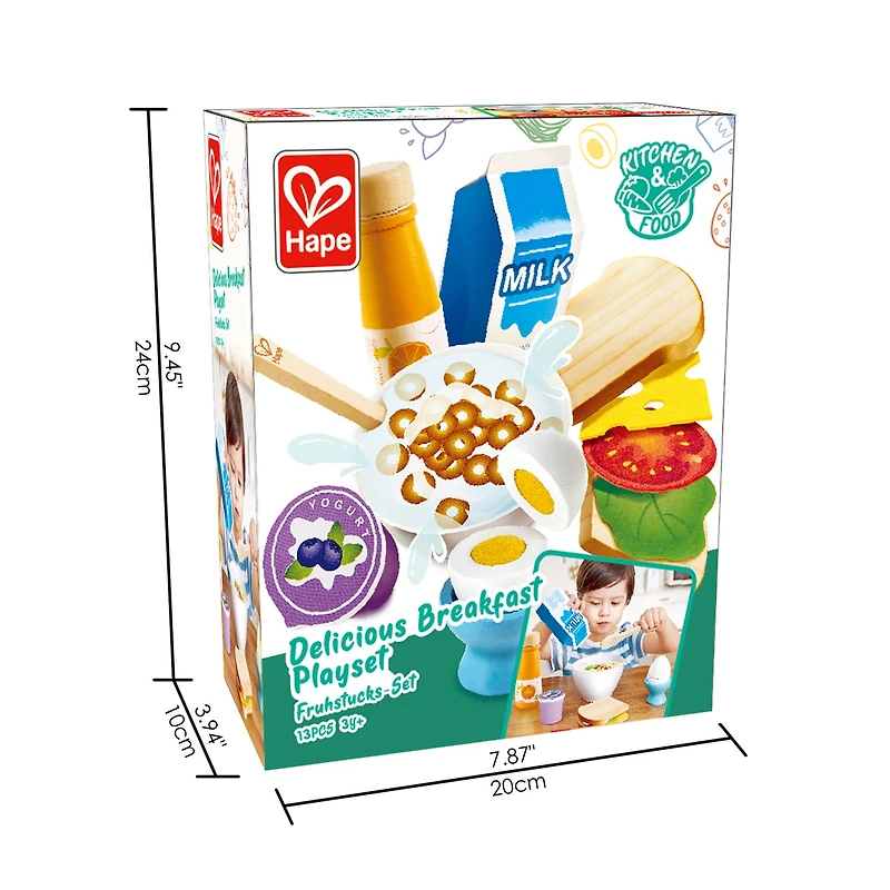 Hape Delicious Breakfast Kitchen Food Playset