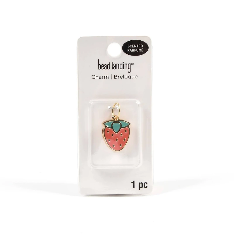 Scented Strawberry Charm by Bead Landing™