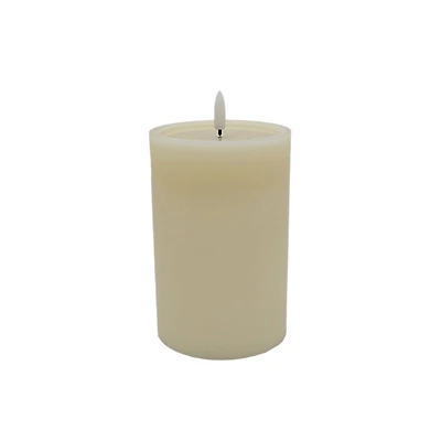 4" x 6" LED Wax Pillar Flickering Candle by Ashland