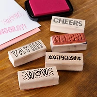 Celebrate Wood Stamp Set by Recollections™