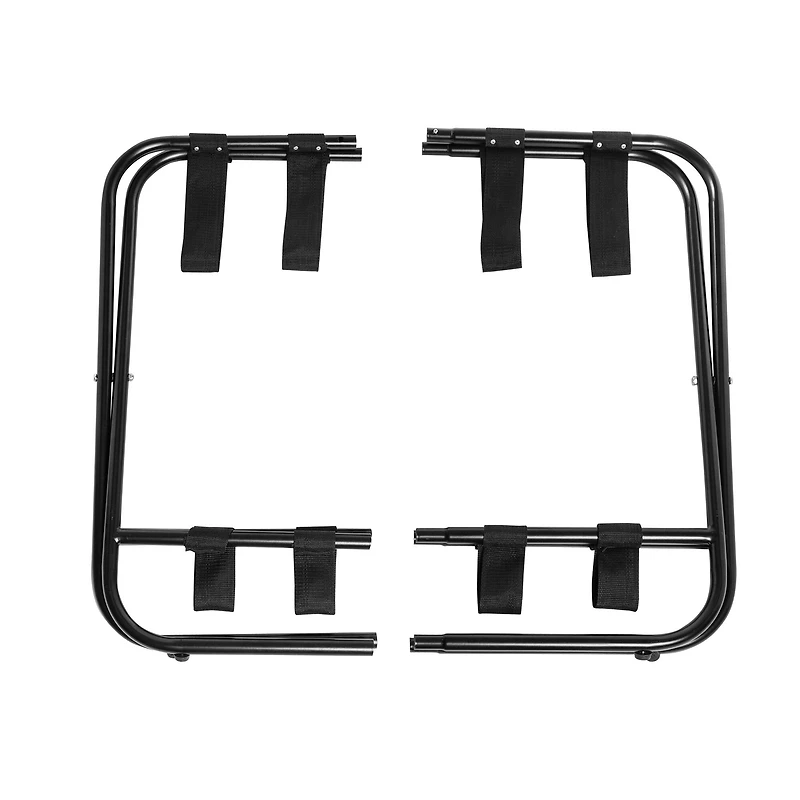 Honey Can Do Black 2-Tier KD Luggage Rack