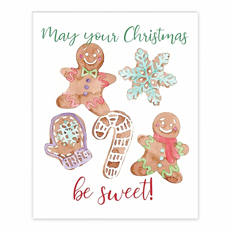 Sweet Christmas Cookies Tabletop Canvas