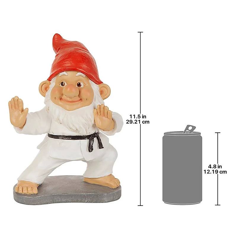 Design Toscano 11" Karate Kobi Martial Arts Garden Gnome Statue