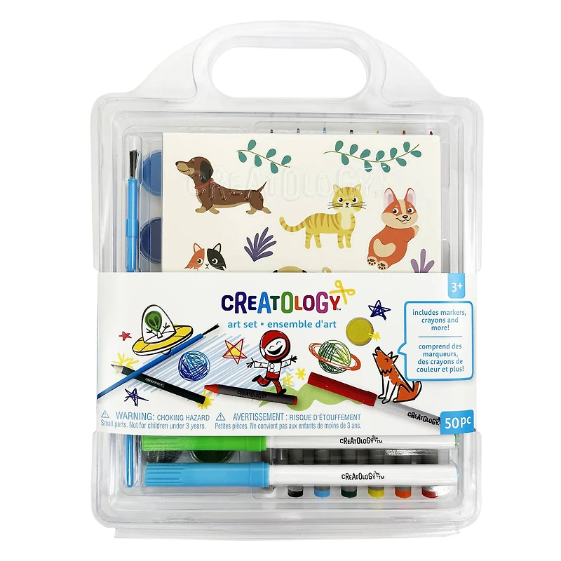 50 Piece Mini Washable Art Set by Creatology™