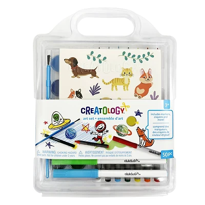 50 Piece Mini Washable Art Set by Creatology™