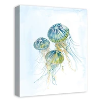 Jellies At Play 16" x 20" Canvas Wall Art