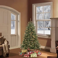 4.5ft. Pre-Lit Fraser Fir Artificial Christmas Tree
