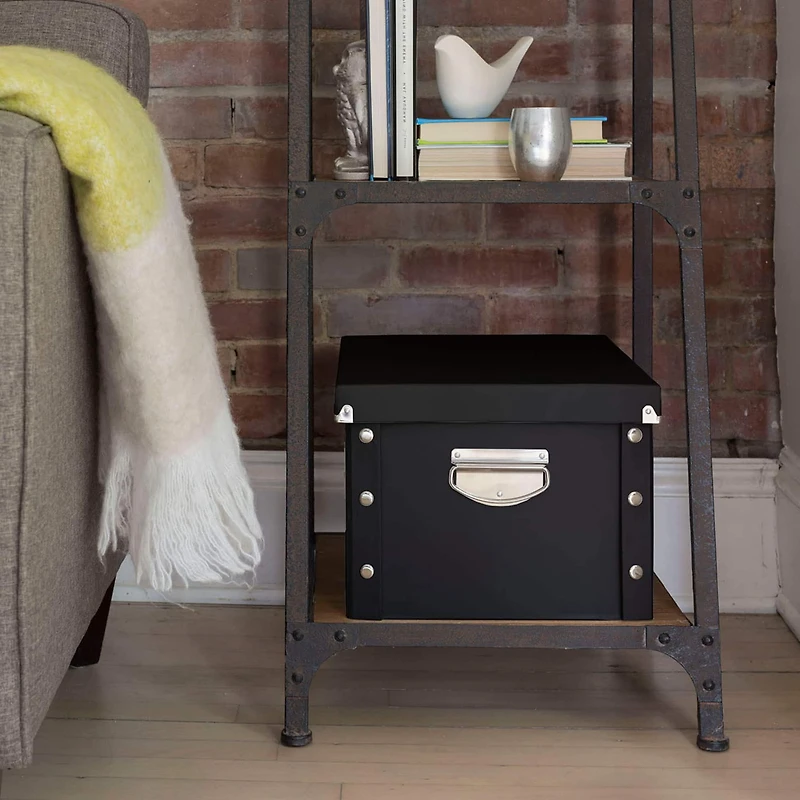 Snap-N-Store Black Letter File Box