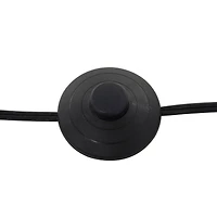 Blue Velvet Transitional Floor Lamp, 69" x 18" x 18"