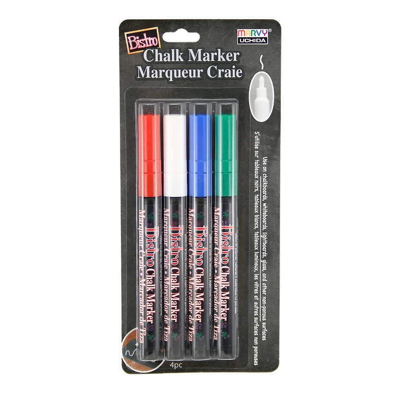 Marvy® Uchida Bistro Fine Point Primary Chalk Markers
