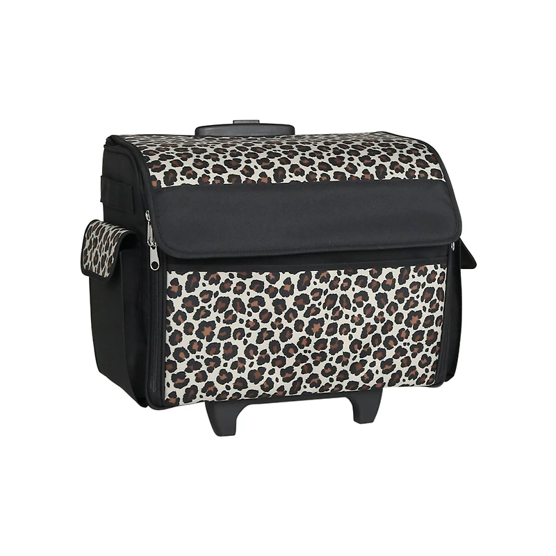 Everything Mary Leopard Sewing Machine Tote