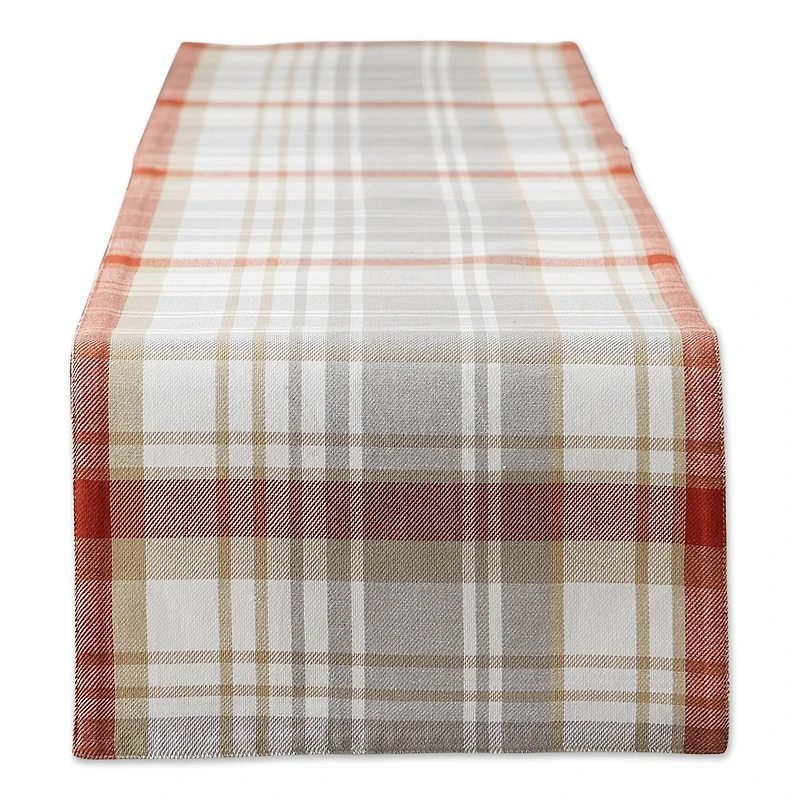 DII® 108" Thanksgiving Thankful Autumn, Fall Leaves, Reversible Table Runner