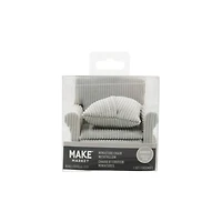 Miniature Gray Textured Chair by Make Market®