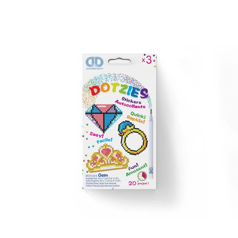Diamond Dotz® Beginner Gem DOTZIES Stickers Diamond Painting Artwork Kit