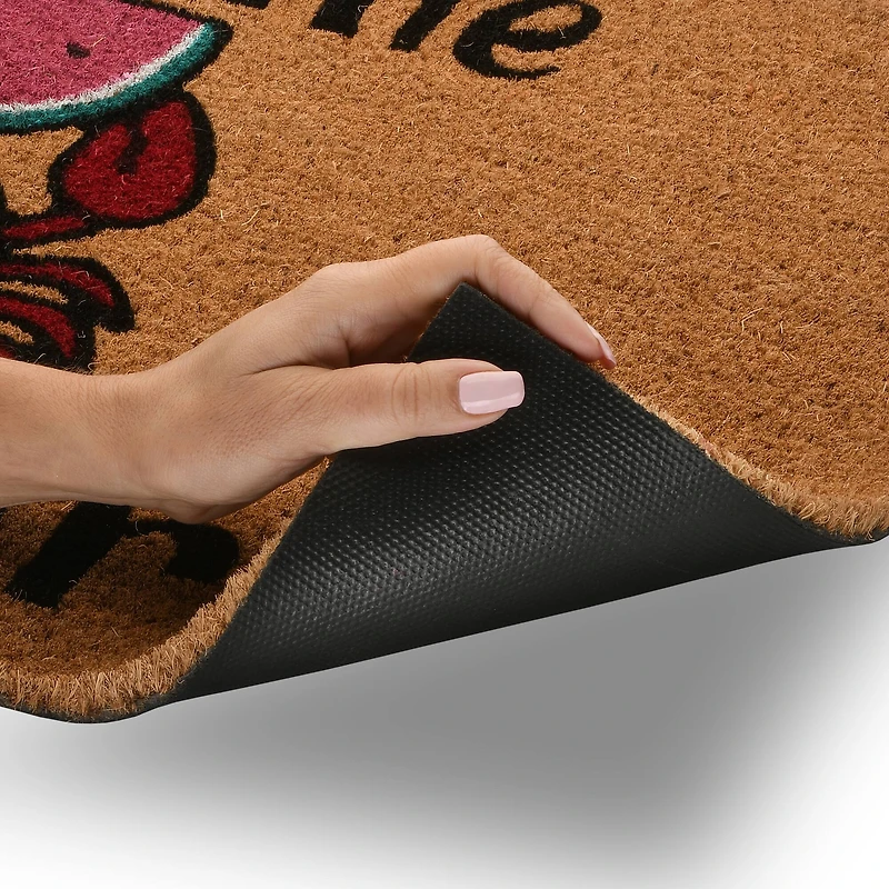 Welcome Summer Crab Coir Doormat