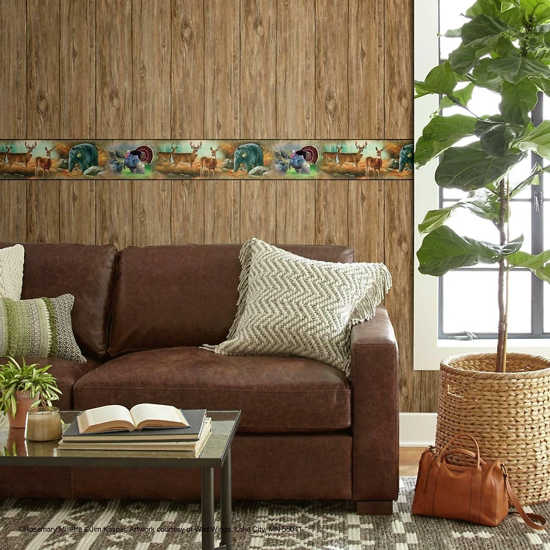 RoomMates Wildlife Medley Border