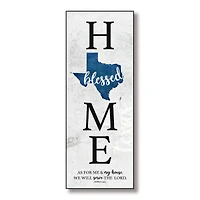 Blessed Texas Home Wall Plaque