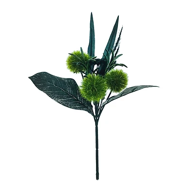 9" Green-Black Magnolia Leaves Pick by Ashland®
