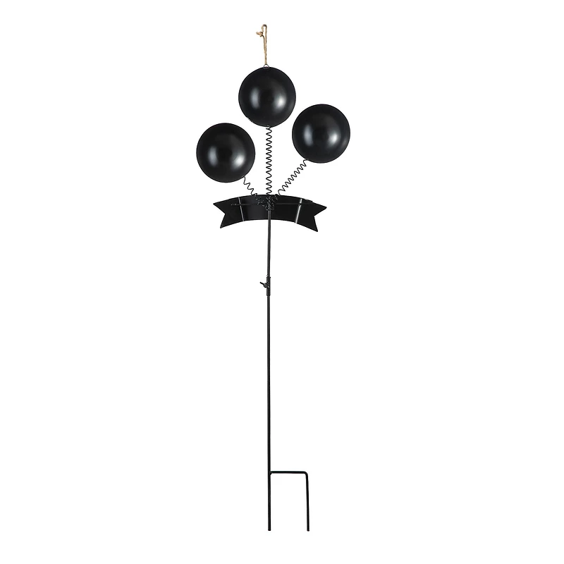 Glitzhome® 35.25" Halloween Metal "WELCOME" Spring Eyeballs Yard Stake