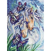 Abris Art Unicorns Counted Cross Stitch Kit