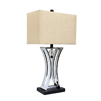 Elegant Designs 27.5" Chrome Executive Business Table Lamp