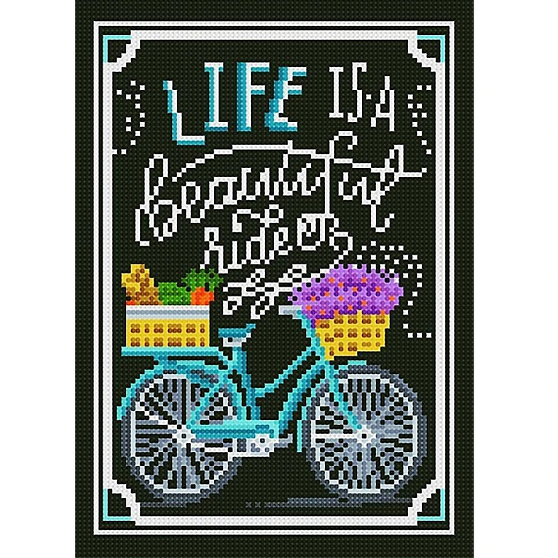 Sparkly Selections Life is a Ride Glow in the Dark Diamond Art Kit