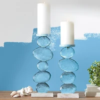 Stacking Rocks Candle Holder Set, 12" & 14"