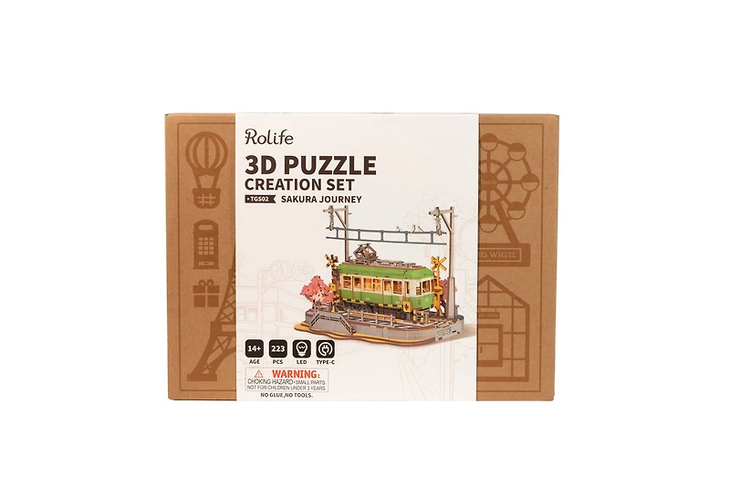Rolife® Sakura Journey 3D Puzzle Creation Set