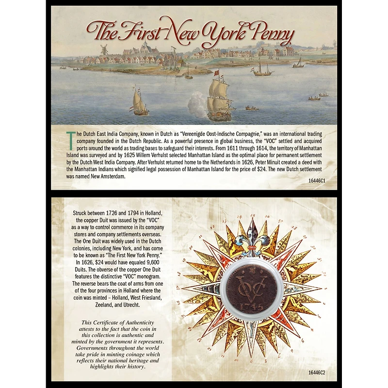 The First New York Penny Coin