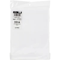 Design Works White 8.25" x 11" Plastic Canvas, 12ct.