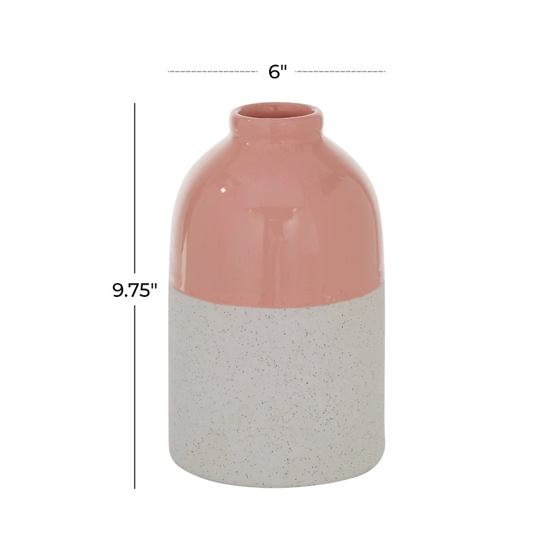 Pink Ceramic Modern Vase