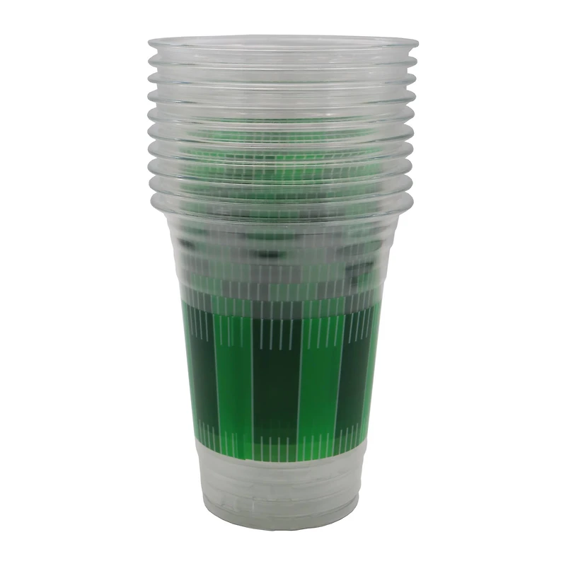 16oz. Football Field Plastic Cups, 10ct. by Celebrate It™