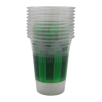 16oz. Football Field Plastic Cups, 10ct. by Celebrate It™