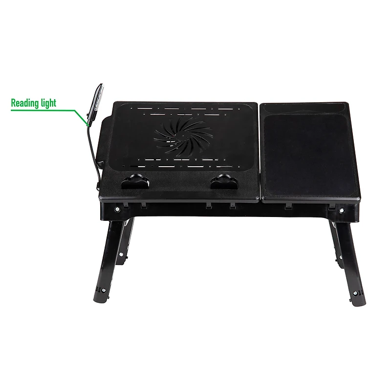 Mind Reader Cooling Laptop Desk with USB Hub, Fan & Mousepad