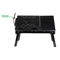 Mind Reader Cooling Laptop Desk with USB Hub, Fan & Mousepad