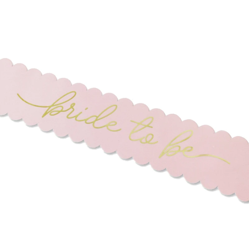 Pink & Gold Bride to Be Sash by Celebrate It™